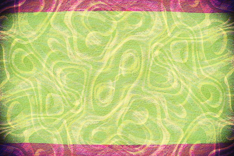 Green and Brown Border Concrete Wall Paint Border Background Stock