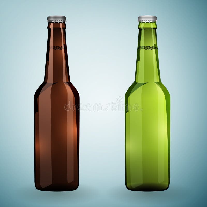 Green Beer Bottles Label Template Stock Illustrations 204 Green Beer
