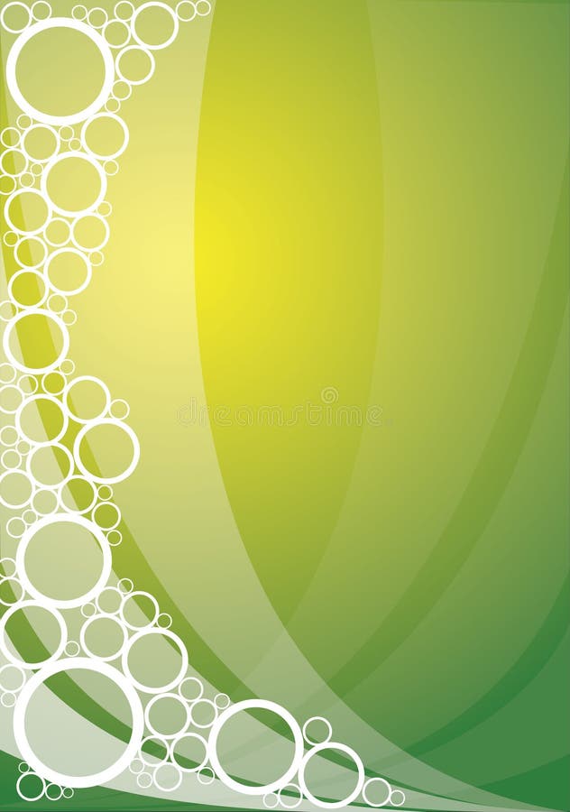 Green bubbles background stock vector. Illustration of bubbly - 1743850
