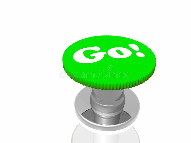 Green button with inscription