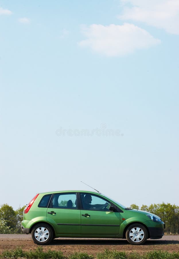 Green car