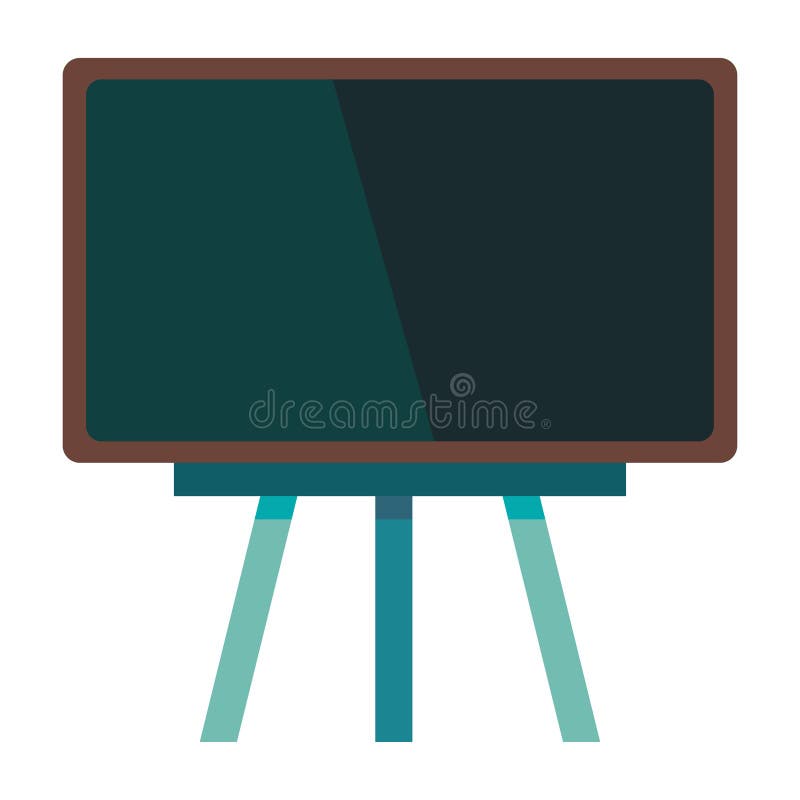 Green Chalkboard Classroom Equipment Stock Vector Illustration of