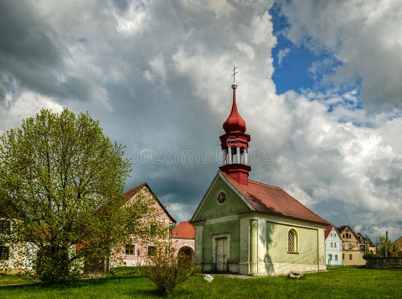 The Green chapel stock photo. Image of european, ancient 39678068