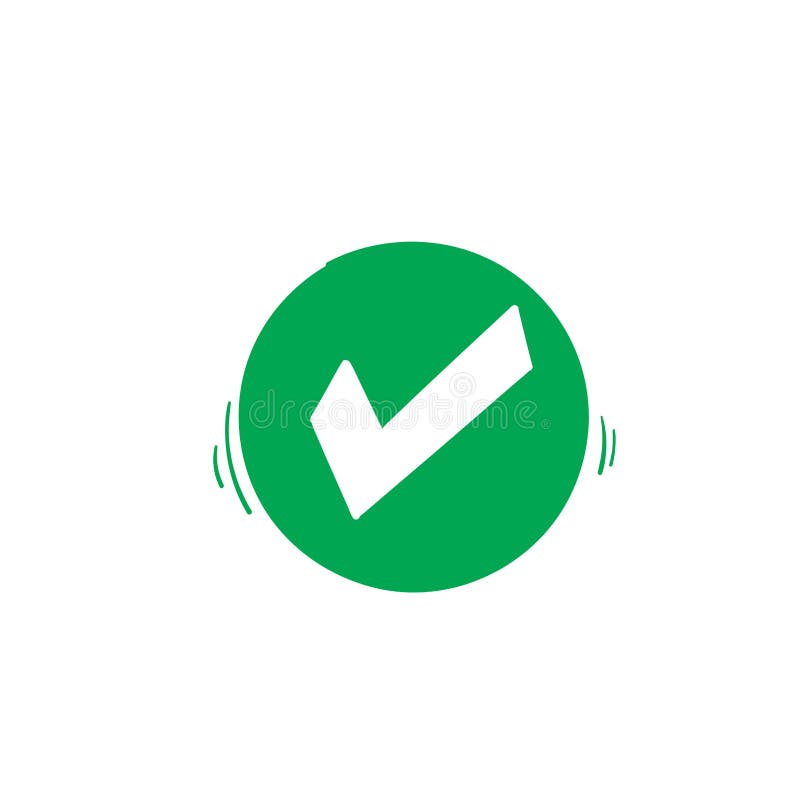 Green Check Mark Icon. Green Tick Symbol Stock Vector - Illustration of mark, checkmark: 169041846 Green Check Mark Icon. Green Tick Symbol Stock Vector - Illustration of mark, checkmark: 169041846