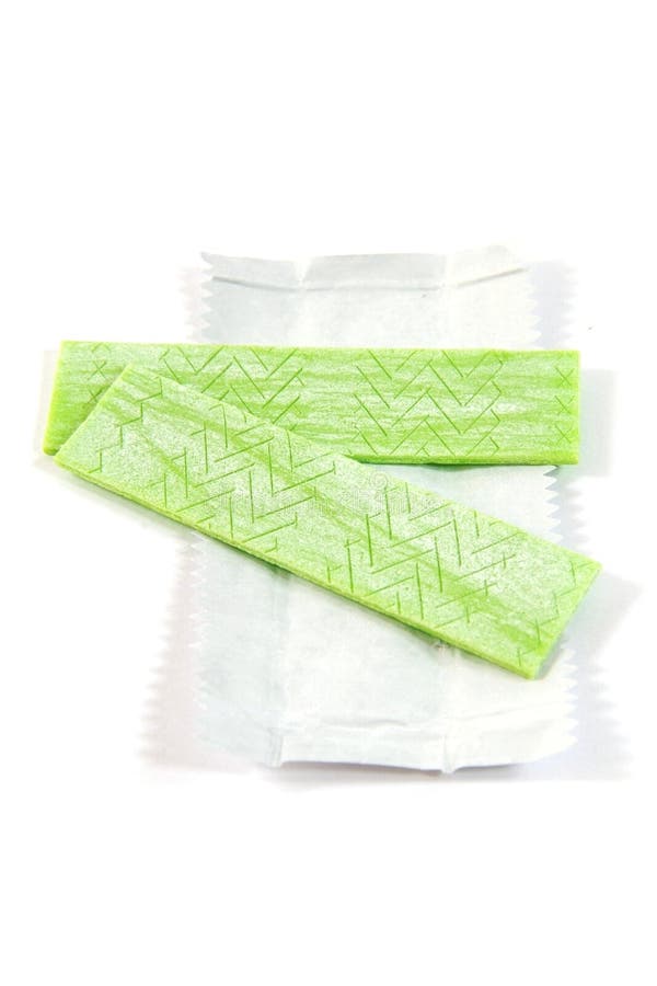 Green chewing gum