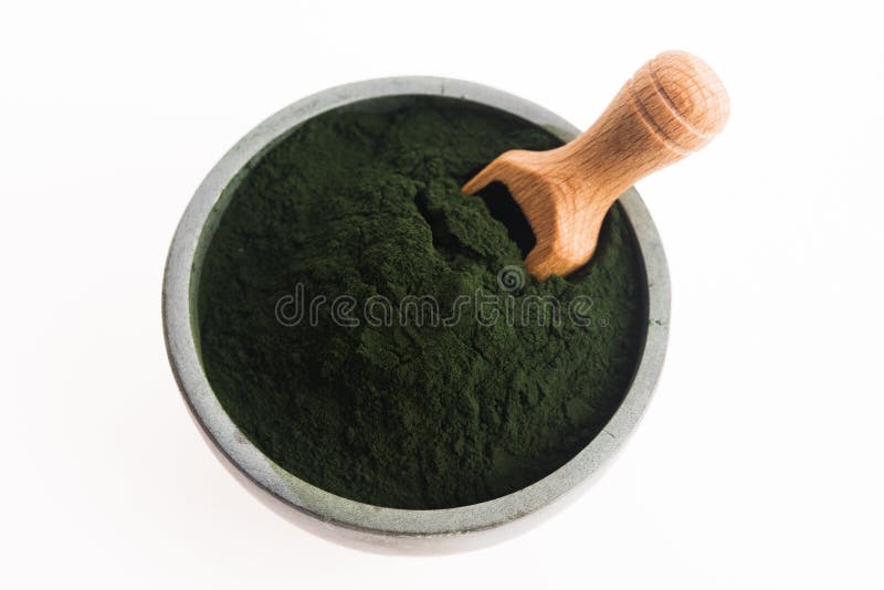Green chlorella stock photo. Image of isolated, organic 53330304