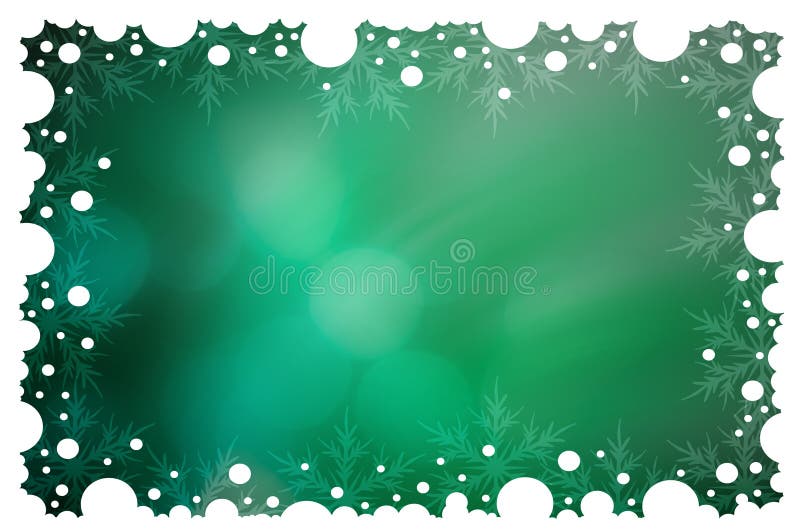 Green Christmas background