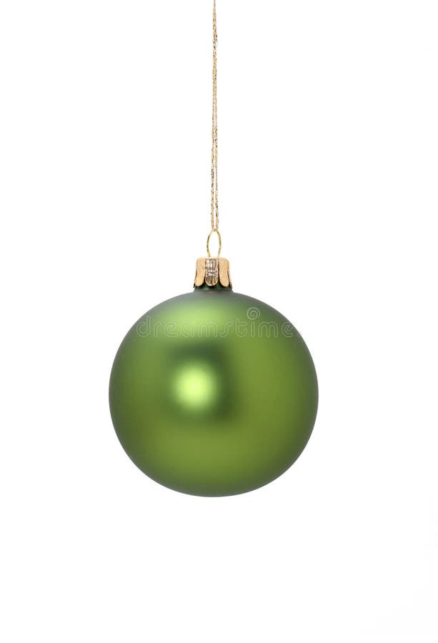 Green christmas ball