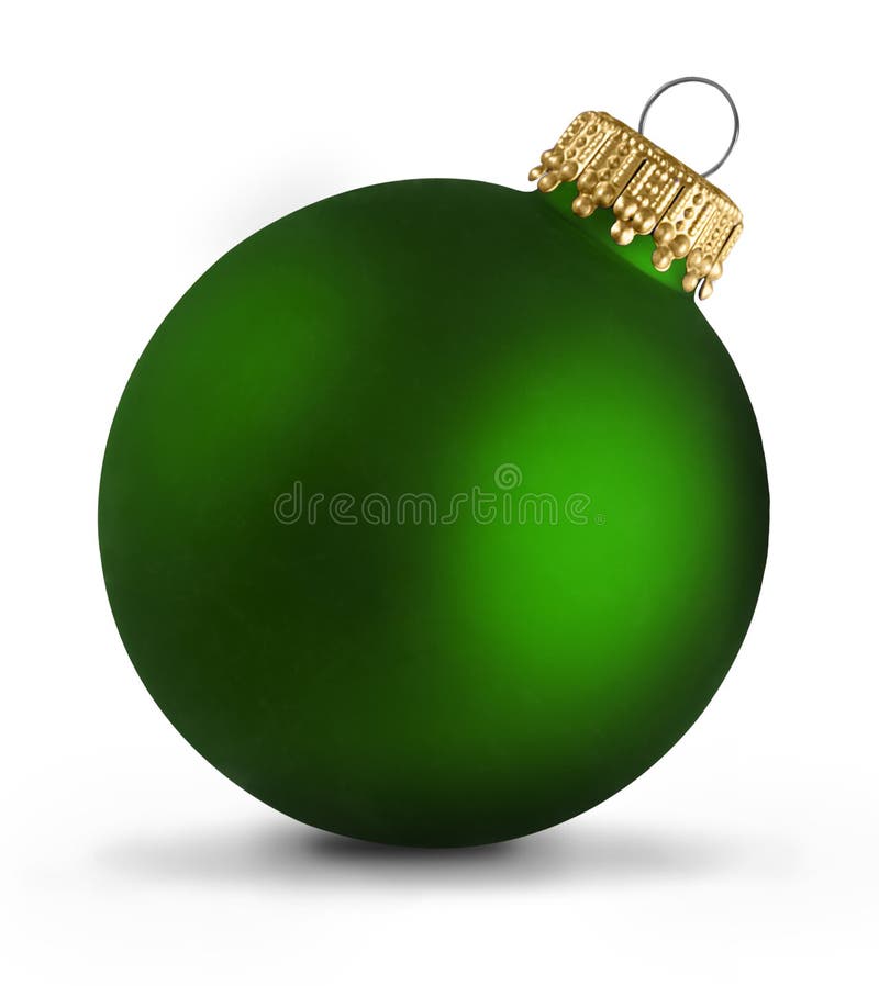 Green christmas ball stock image. Image of round, holiday 79246397
