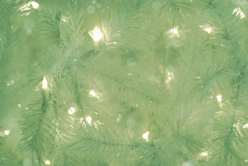 Detallado de verde árbol de navidad las luces.