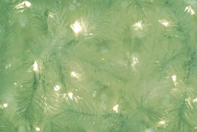 Green Christmas Tree Background royalty free stock images
