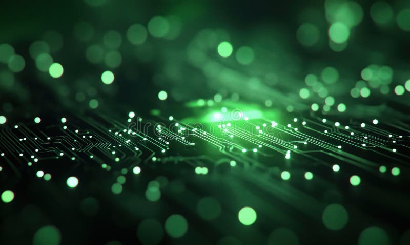 Emerald Neon Board Glow