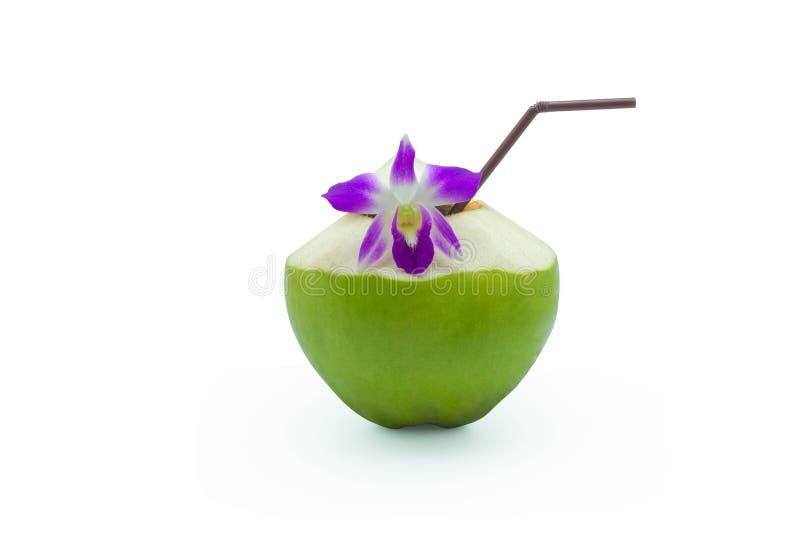 283 Tropical Green Coconuts Drinking Stock Photos Free & RoyaltyFree