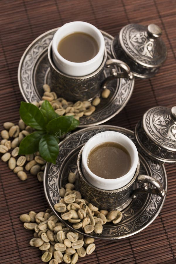 Green coffee stock image. Image of bucket, beverage, leaf 55945927