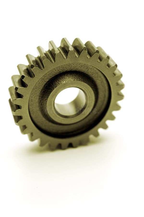 Green Cog stock photos