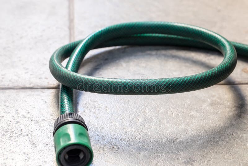Green coiled rubber royalty free stock image Green coiled rubber royalty free stock image