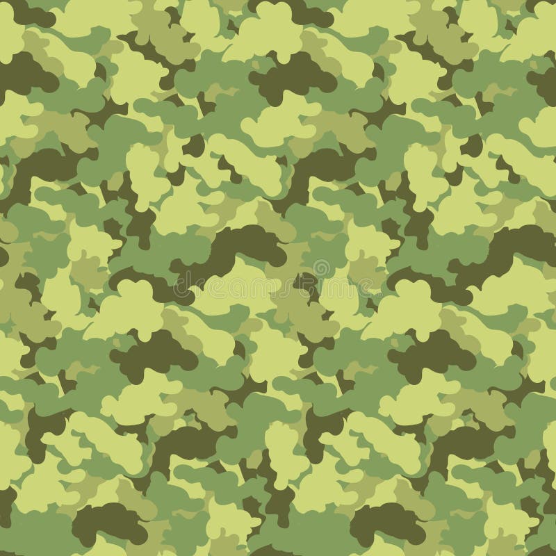 Green Color Abstract Camouflage Seamless Pattern Vector Background. Modern  Military Style Camo Art Design Backdrop. Stock Vector - Illustration of  design, natural: 114208828