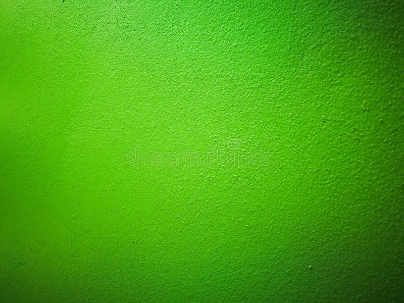 Green Color Cement Wall, Concrete Wall Background. Stock Photo - Image