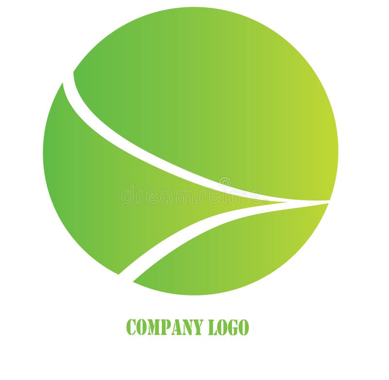 Green company logo stock illustration. Illustration of illustration
