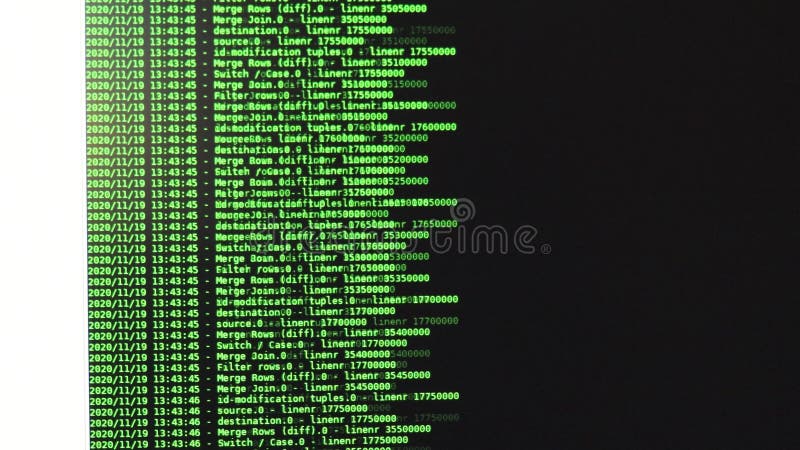 Hacker Computer Codes Moving, Stock Video