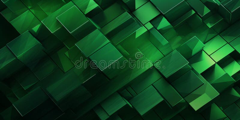 Green Creative Abstract Geometric Texture. royalty free stock photo