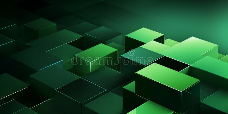 Green Creative Abstract Geometric Texture. royalty free stock image