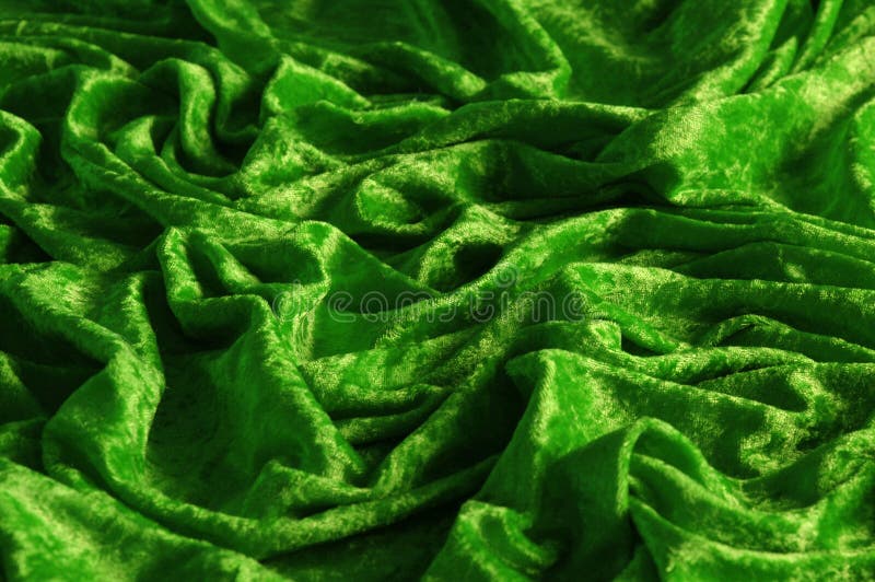 Green crushed velvet stock image. Image of material, gift 460105
