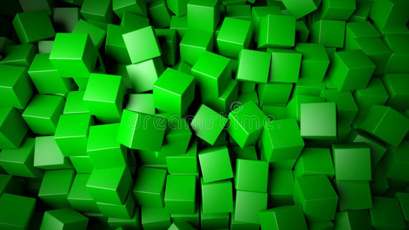 3D Abstract Cubes. Video Game Geometric Mosaic Waves Pattern. Construction  of Hills Landscape Using Brown and Green Grass Block Stock Photo - Image of  landscape, graphic: 215987034