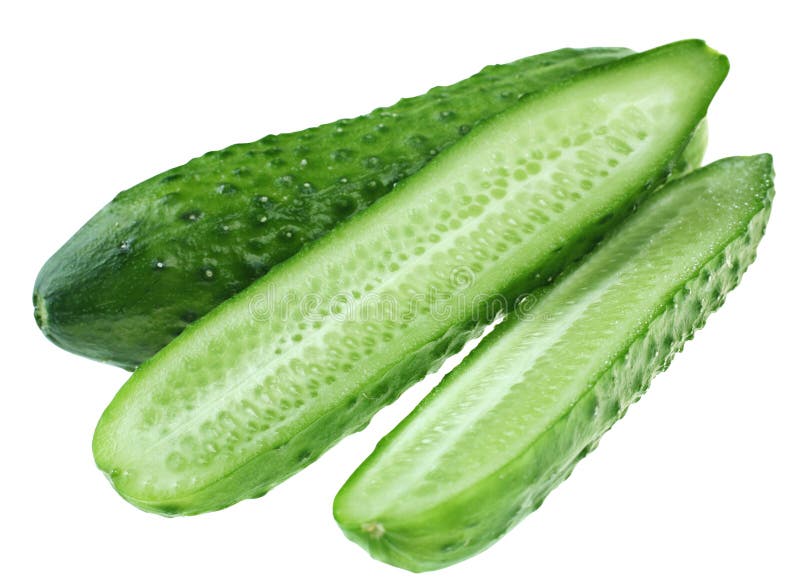Green cucumber stock photos