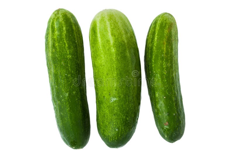 Green cucumbers