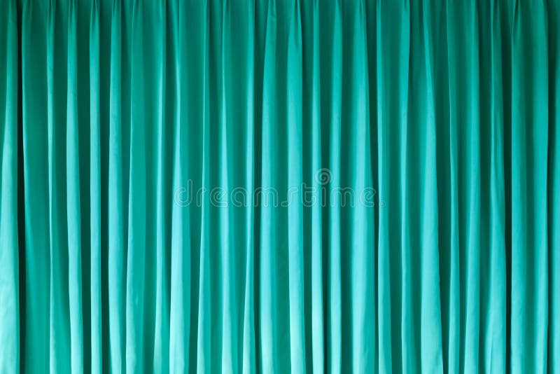 Green curtain stock image. Image of green, shadow, concert - 87906517