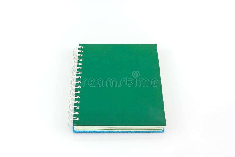 Green diary book. stock image. Image of clean, plan, empty 57856181