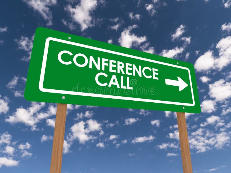 Conference call sign stock illustration. Illustration of clouds - 109275628