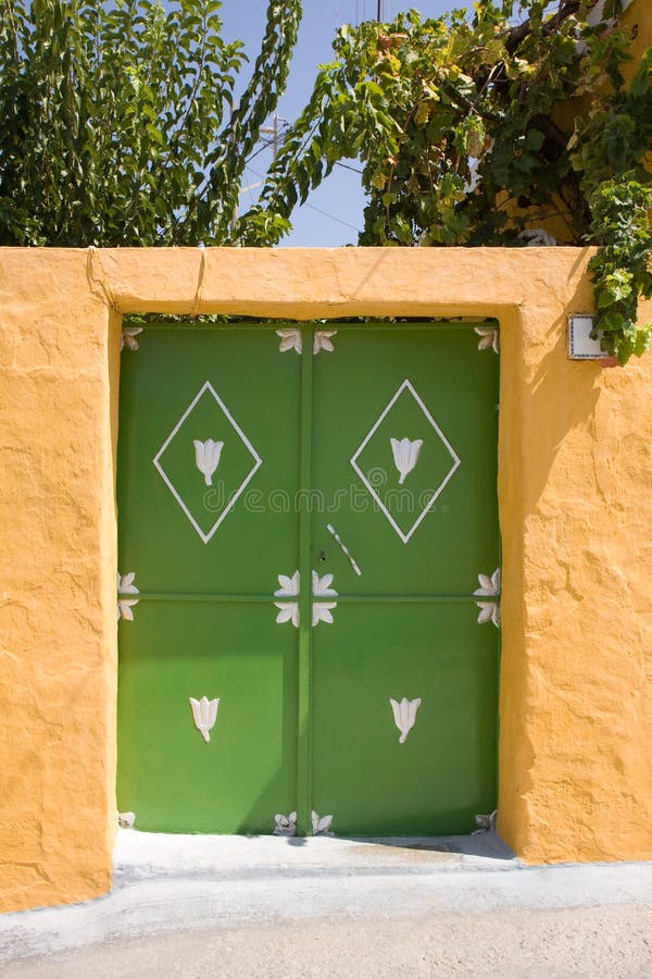 Green door