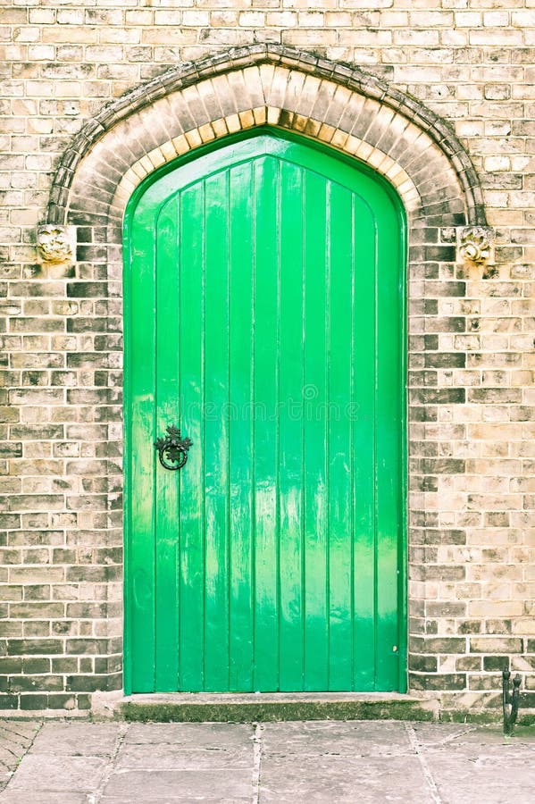 Green door stock image. Image of door, metal, home, house 61314515