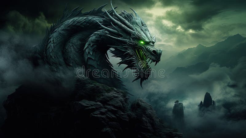 green dragon wallpaper hd