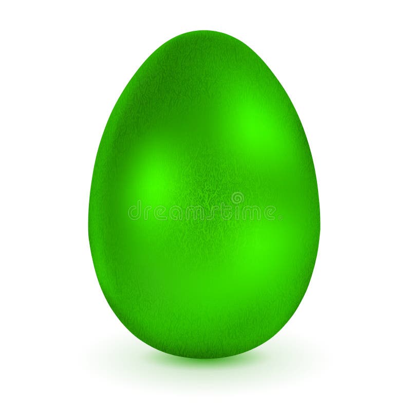 Green easter egg stock vector. Illustration of color - 50014078