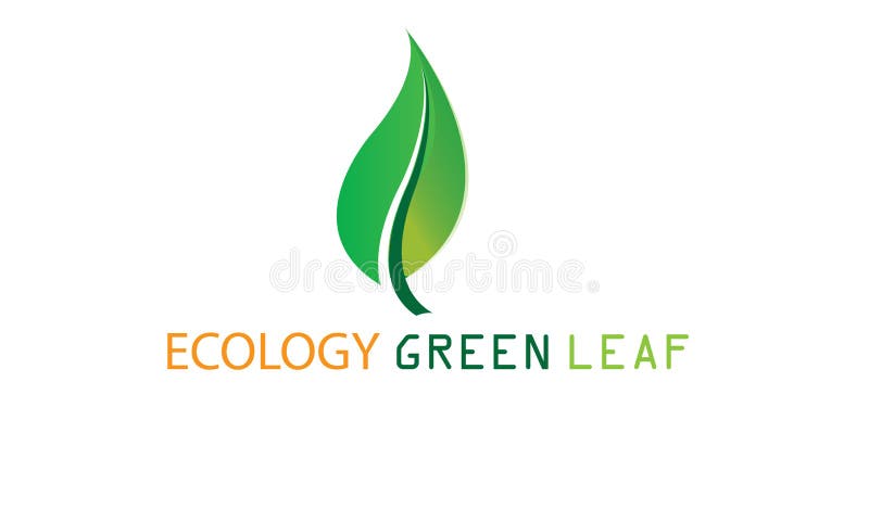 Green Ecology Leaf Logo Template - Green Fresh Health Eco Logotype Organic Food Natural Health Care vector illustration Green Ecology Leaf Logo Template - Green Fresh Health Eco Logotype Organic Food Natural Health Care vector illustration
