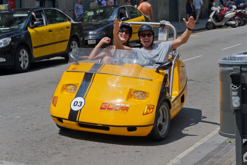 Green Electric Car Rent editorial image. Image of portrait 22545295