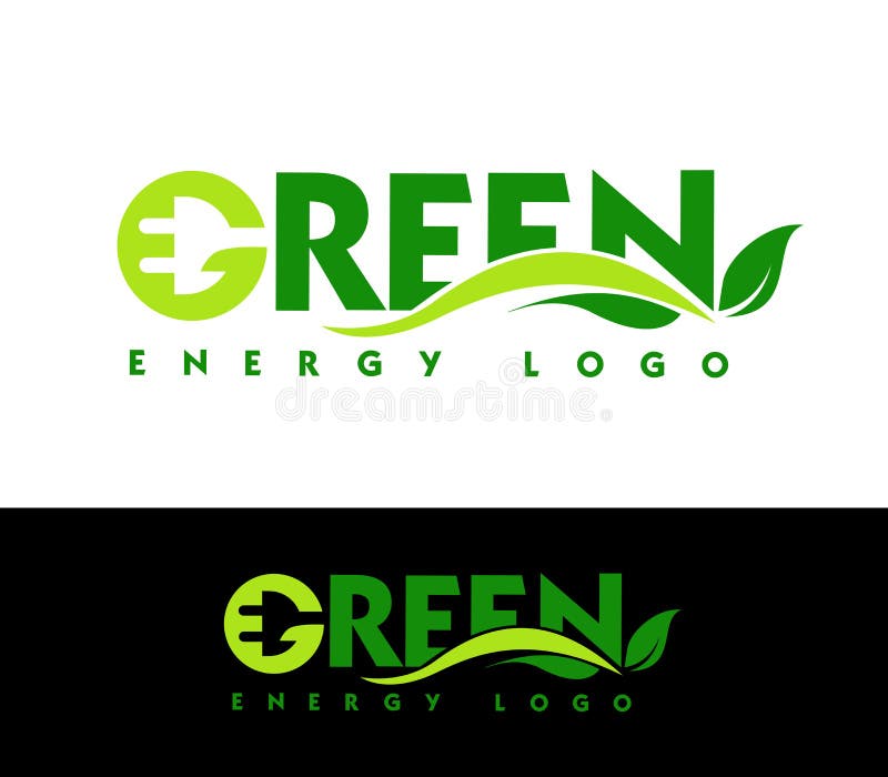 Green Energy Logo stock illustration. Illustration of green - 44350812