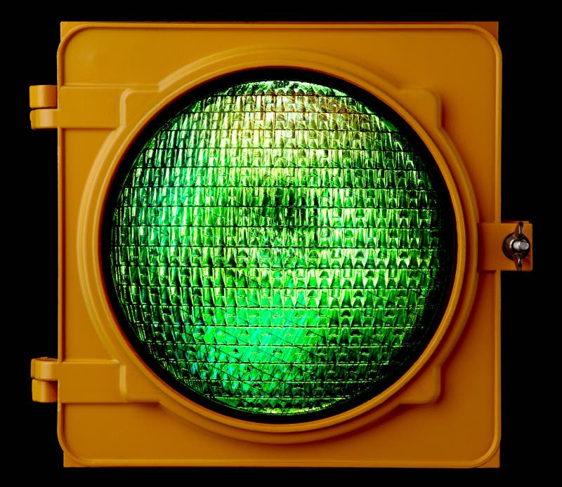 Green exponerad ljus trafik