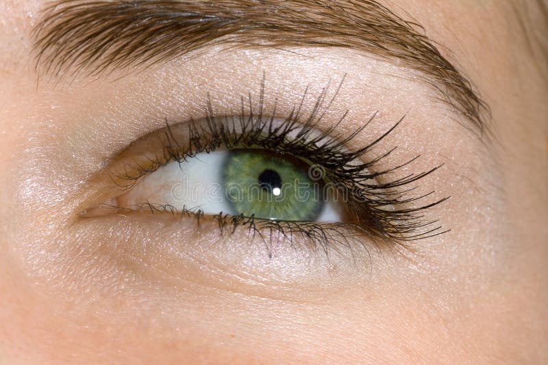 Green eye stock image. Image of macro, human, emotion 14658971