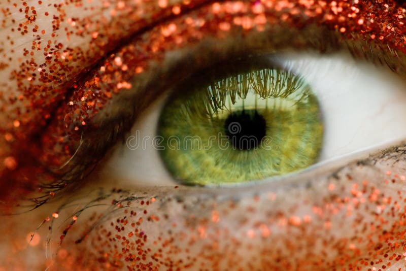 Green eye stock photo. Image of eyeeyes, face, artwork 3784164