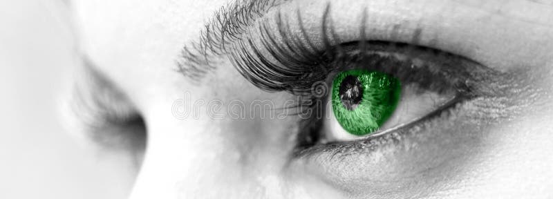 Green Eye - Beautiful, Feminine stock photos Green Eye - Beautiful, Feminine stock photos