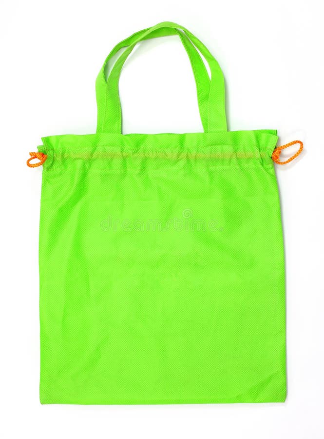Reusable Green Shopping Bag With Recycle Symbol Stock Photo Image of