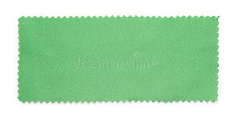 Green fabric swatch samples