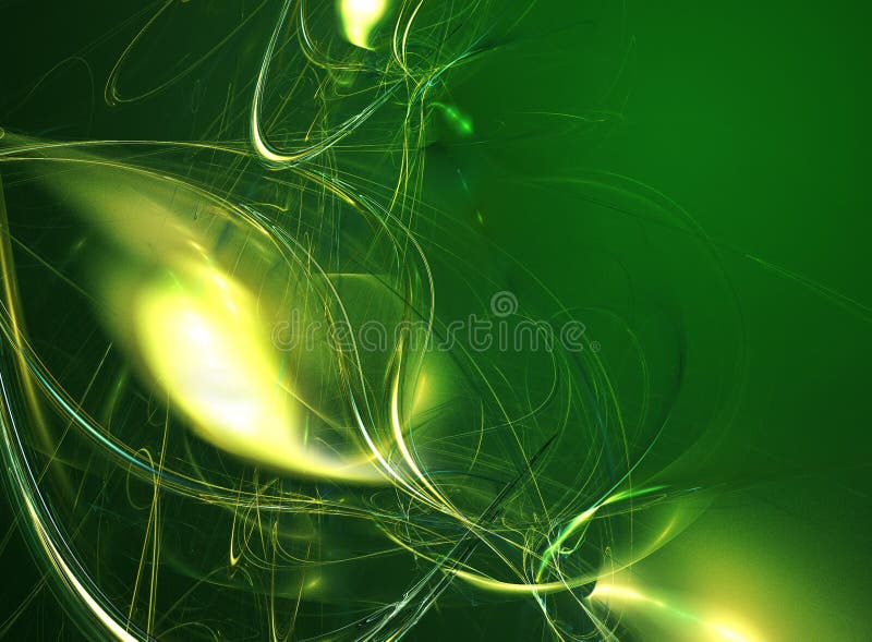 Green fantasy stock illustration. Illustration of abstract - 13760857