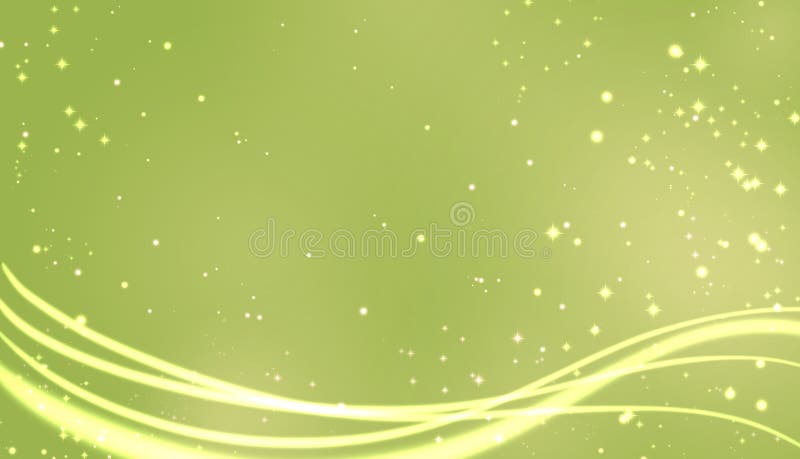 Green Festive Abstract Background with Stars, Shine and Wave. Basis for  Banners, Postcards Stock Illustration - Illustration of relax, texture:  226719276