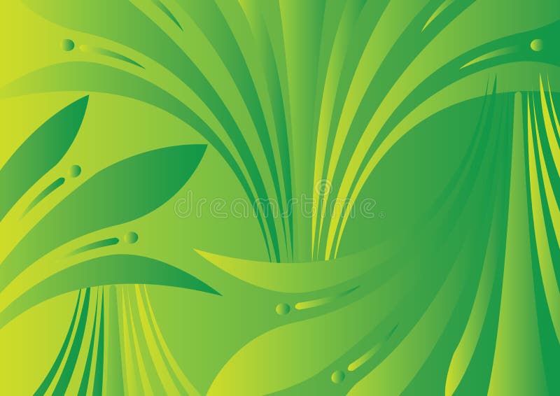 Green Floral background royalty free illustration