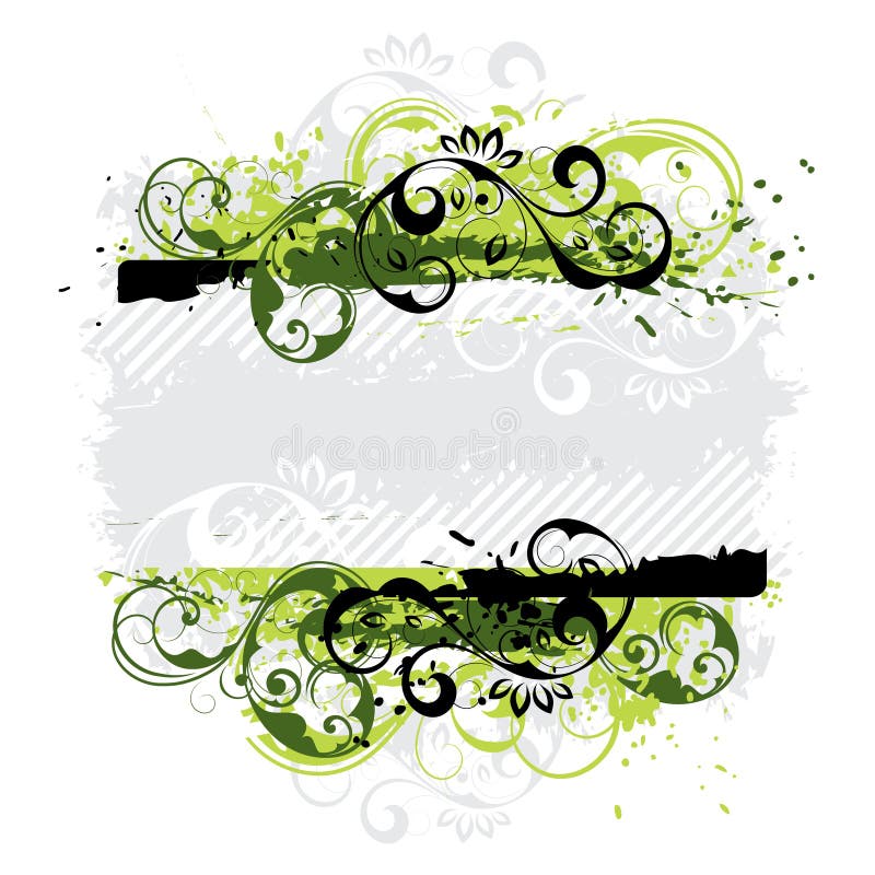 Green Floral Background